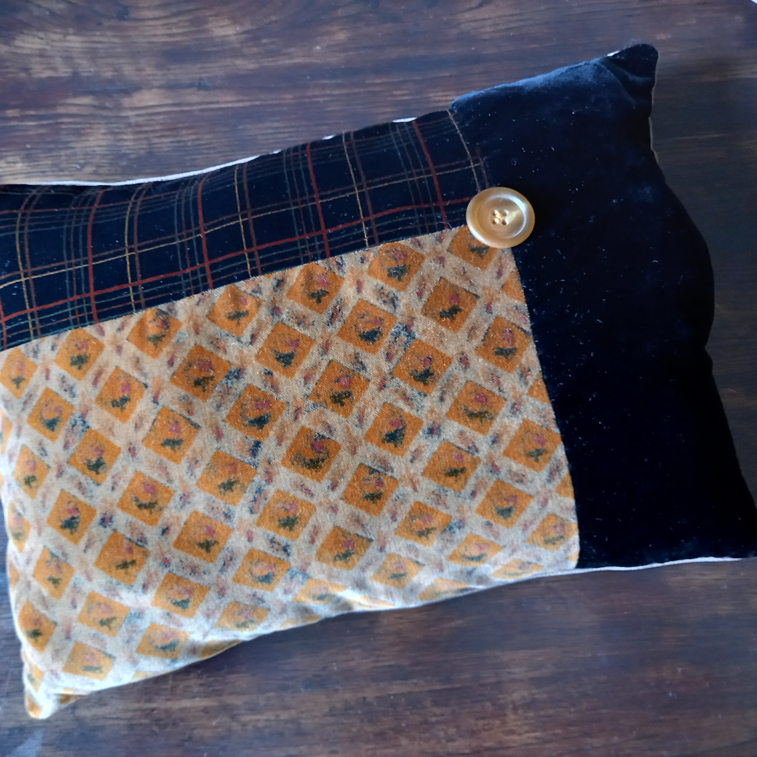 Coussin velours 30*40 création CRVDM (DE-1057)