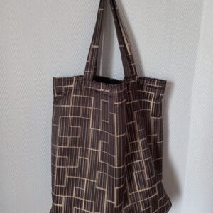 Sac cabas noir (TE-1395)