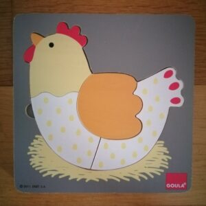 Puzzle à encastrement en bois 7 pièces (JO-1596)