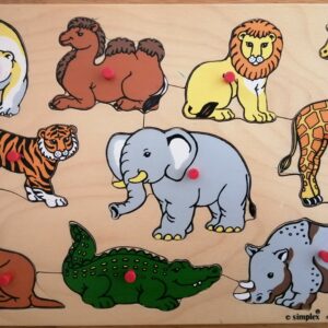 Puzzle à encastrement "Animaux" (JO-1626)
