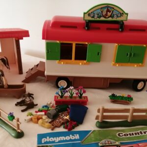 Roulotte et box Country Playmobil (JO-1666)