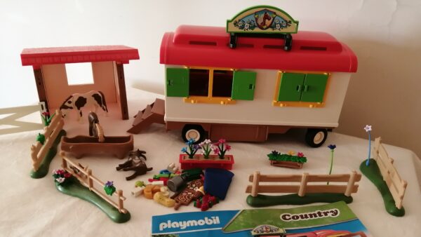 Roulotte et box Country Playmobil (JO-1666)