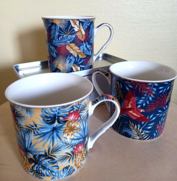 Lot 3 mugs modèle "atmosphère"  (VA-1676)