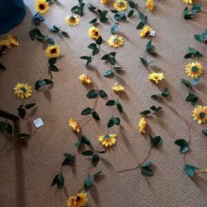 Lot 5 guirlandes tournesols (DE-1686)