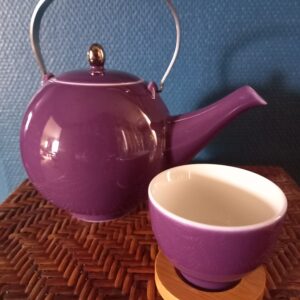 Ensemble théière + tasse en porcelaine (VA-1688)