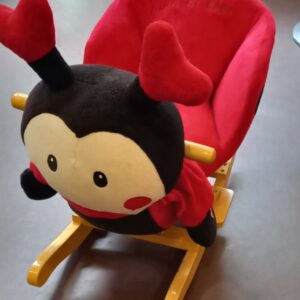 Coccinelle à bascule en bois (JO-1744)