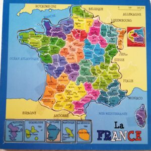 Puzzle à encastrement départements de France (JO-1794)